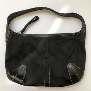 Black large C Coach bag